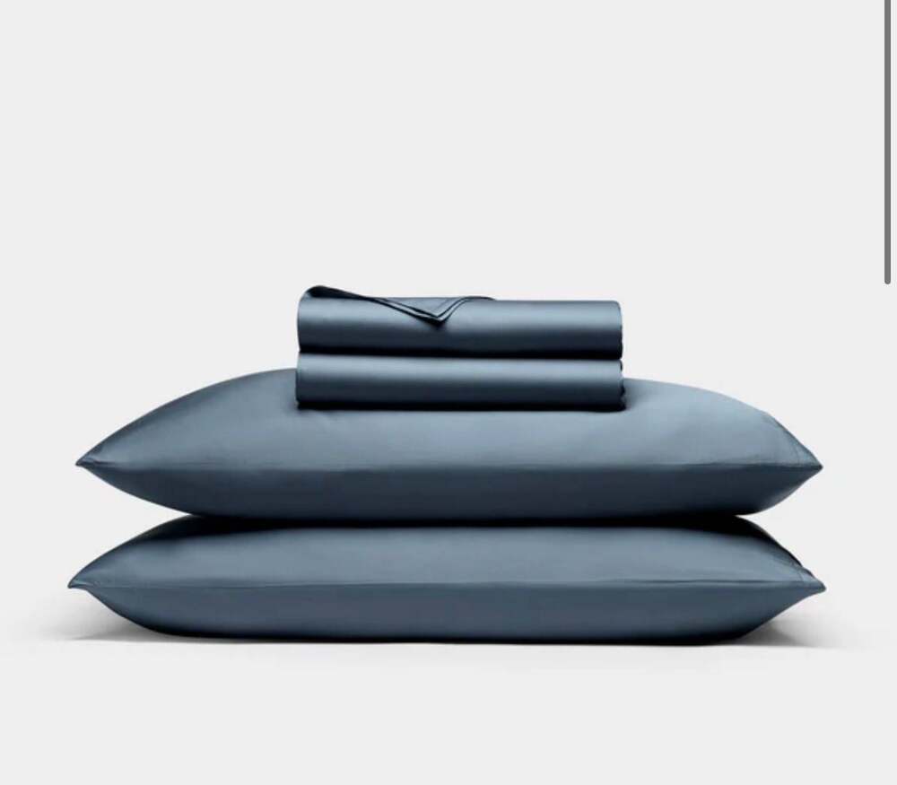 Cozy Earth Bamboo Sheet Set King Pacific Blue